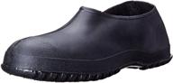 👟 large hi top black overshoes size 9-11 logo