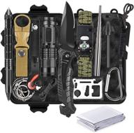 🎁 must-have 13-in-1 survival gear kit: perfect fathers day idea gifts for dad, outdoor emergency tools for camping, fishing, hunting, and hiking - ideal gifts for men, dad, husband, and father логотип