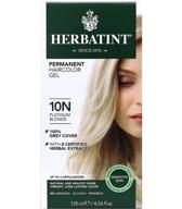 herbatint 10n platinum blonde permanent haircolor gel - 4.56 ounce logo