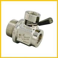 🔧 ez (ez-110) npt 3/8-18 silver oil drain valve with improved seo logo