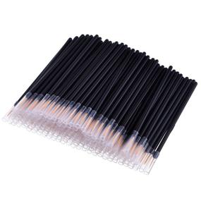 img 2 attached to KINGMAS 100 Pack Makeup Eye Liner Wands | Disposable Eyeliner Brushes Applicator for Precise Application