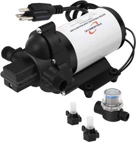 img 4 attached to 💧 POWERENG Water Diaphragm Pressure Pump,115V 3.3GPM 45PSI Self Priming Industrial Pump for Bathroom, RV, Sprinkler, Agricultural Irrigation - Enhanced SEO