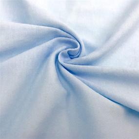 img 3 attached to 🛏️ TL Care Supreme Cotton Jersey Knit Fitted Cradle/Bassinet Sheet, Blue, 18x36 inches