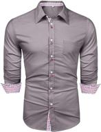 comfortable & stylish lecgee sleeve collar cotton men's casual shirts logo