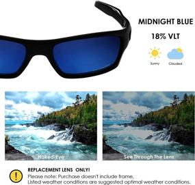 img 2 attached to 🕶️ BlazerBuck Polarized Replacement Turbine Sunglasses - Anti-Salt Men's Eyewear Accessories