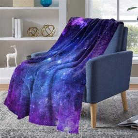 img 2 attached to Galaxy Blanket Flannel Lightweight Seasons