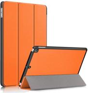 🍊 orange slim stand protective smart cover case for new ipad 10.2 9th / 8th / 7th generation 2021/2020/2019 logo