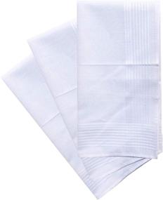 img 2 attached to 🧣 Fashionable Striped Cotton Handkerchiefs: Introducing MemoryHanky!