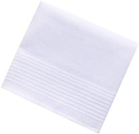 img 1 attached to 🧣 Fashionable Striped Cotton Handkerchiefs: Introducing MemoryHanky!