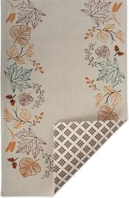 img 2 attached to 🍁 Autumn Leaves DII Cotton Runner