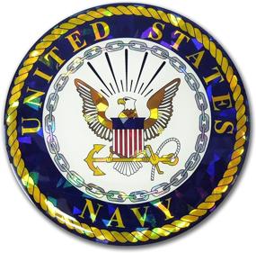 img 1 attached to Elektroplate United States Navy Eagle 3D Reflective Decal