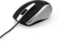 verbatim corded notebook optical mouse - silver logo