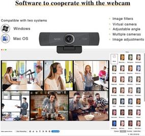 img 2 attached to High-Quality 1080P FHD Streaming Webcam with Stereo Microphone - Perfect for Xbox, Twitch, YouTube, Skype, OBS, and More - USB Camera for Widescreen Video Calling and Recording - Desktop/Laptop PC Compatible