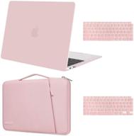 mosiso compatible with macbook air 13 inch case 2020 2019 2018 release a2337 m1 a2179 a1932 retina display with touch id laptop accessories in bags, cases & sleeves logo