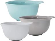 🥣 enhance your kitchen with kitchenaid universal mixing bowls - set of 3, aqua sky logo