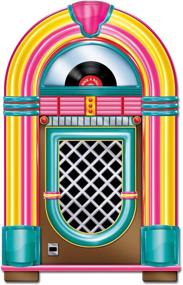 img 1 attached to Придайте своей вечеринке в стиле рок-н-ролл 1950-х особое очарование с картонной вывеской Beistle Jukebox: декорация для музыкальной вечеринки и реквизит для фотобудки.