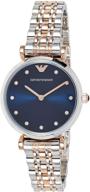 emporio armani womens quartz stainless logo