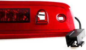img 1 attached to 🚦 Red Lens LED 3rd Third High Mount Brake Lights Stop Lamp for 2003-2016 Ford Expedition/Lincoln Navigator