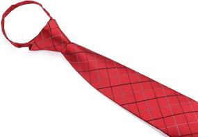 img 1 attached to Timeless Zipper Wedding Necktie: 👔 Essential Accessory for Grooms and Boyfriends