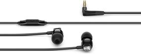 img 3 attached to Sennheiser CX 300S In-Ear Headphone with Smart Remote - Black (One-Button Control)