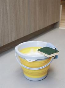 img 2 attached to 🪣 Yellow Kikkerland OR81-Y Collapsible Bucket – Enhanced SEO-friendly Design!