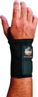 💪 ergodyne proflex 4010 double-strap right wrist support, black, x-large - superior ergonomic brace for ultimate comfort and protection логотип