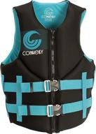 🌊 cwb connelly women's large aqua neo vest - coast guard approved логотип