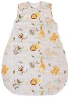 shop babyinabag 100% cotton baby sleeping bag or 👶 sack, 1 tog summer model with animal pattern (medium 10-24 mos) logo