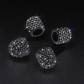 img 1 attached to QBeel Handmade Rhinestone Crystal Universal