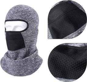 img 2 attached to ❄️ Balaclava Windproof Ski Mask: Cold Weather Face Mask for Winter Motorcycling, Ice Fishing & More - Keep Warm Men's Gear