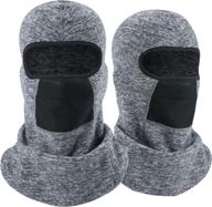 ❄️ balaclava windproof ski mask: cold weather face mask for winter motorcycling, ice fishing & more - keep warm men's gear logo