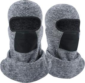 img 4 attached to ❄️ Balaclava Windproof Ski Mask: Cold Weather Face Mask for Winter Motorcycling, Ice Fishing & More - Keep Warm Men's Gear