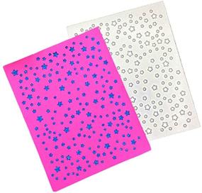 img 2 attached to ✂️ Metal Stars Background Cutting Dies for DIY Scrapbooking: Five Pointed Star Embossing Stencils for Decorative Paper Crafts & Card Making