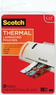 scotch thermal laminating pouches tp5900 20 logo