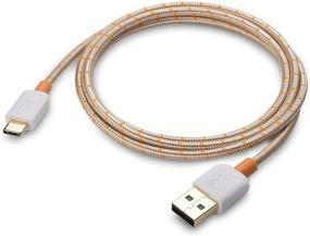 img 2 attached to Cable Matters 2-Pack Gold Braided USB C Cable, 3.3 Feet, 3A Fast Charging Compatible with Samsung Galaxy S20, S20+, S20 Ultra, Note 10, Note 10+, LG G8, V50, Google Pixel 4, and More