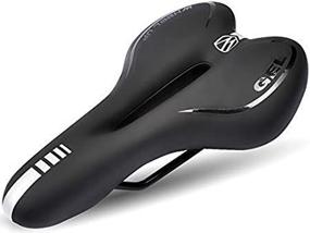 img 1 attached to UCEC Bike Saddle: Shockproof Memory Foam and Gel Comfort for Mountain/ Road/ Cruiser/ Touring Bikes