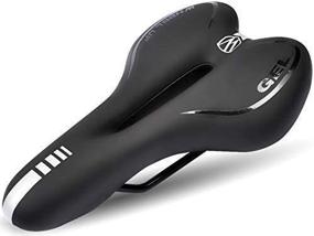 img 3 attached to UCEC Bike Saddle: Shockproof Memory Foam and Gel Comfort for Mountain/ Road/ Cruiser/ Touring Bikes