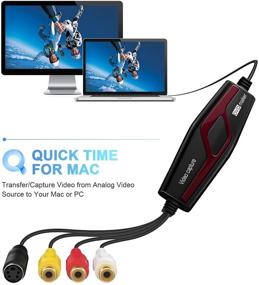 img 3 attached to 🎥 Digitnow USB 2.0 Video Capture Card: Convert, Edit & Save Analog Video to Digital Files on Mac OS X or Windows 7 8 10 PC | Easy-to-Use Device for VHS VCR TV to DVD Conversion