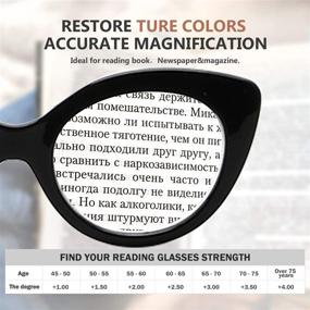 img 1 attached to 👓 Eyekepper Large Frame Reading Glasses for Women - Round Shape Readers