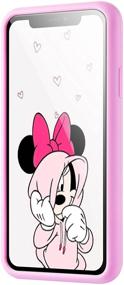 img 2 attached to 🌲 HikerClub Cartoon Case - Adorable Minnie Design for iPhone 12 Mini: Cute 3D Soft Silicone Rubber Kawaii Character Case for Kids, Teens, and Mickey Minnie Fans!