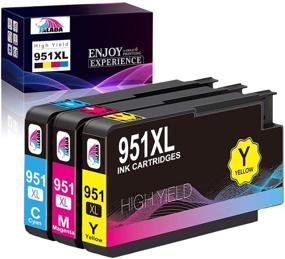 img 4 attached to Jalada Compatible Ink Cartridge Replacement For HP 951 XL Ink Cartridge Combo Pack Compatible With HP Officejet Pro 8600 8610 8620 8100 8630 8660 8640 8615 8625 (1 Cyan 1 Magenta 1 Yellow)