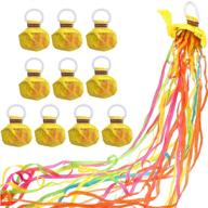 🎉 10 pieces streamer confetti crackers poppers for nye birthday wedding graduation, no mess party favors & shows logo