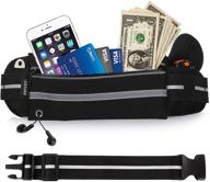 🏃 ushake gear running belt with extender: bounce-free pouch bag for iphone samsung, ideal for running, walking, cycling, gym logo