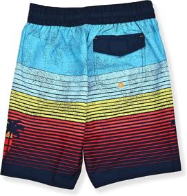 img 1 attached to 🩳 Laguna Boys UPF 50 Stripe Drawstring Boardshorts Swim Trunks: Stylish Sun Protection for Boys