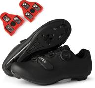 🚴 high-performance gradient men's cycling cleats: lightweight and compatible shoes logo