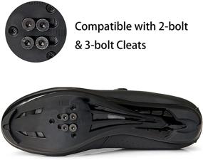 img 3 attached to 🚴 High-Performance Gradient Men's Cycling Cleats: Lightweight and Compatible Shoes