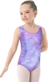 img 3 attached to Boyoo Girls' Cross Strap Sleeveless Dance Leotard for Gymnastics and Ballet