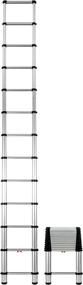 img 1 attached to 🔝 Telesteps 1600E Fully Automatic Telescoping Ladder, OSHA Compliant, 12.5 ft Extended Height, One-Touch Release, Up to 16 ft Reach, Telescoping Extension Ladder