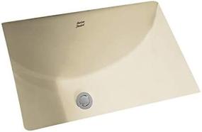 img 3 attached to American Standard Studio Ceramic Undermount Rectangular Bathroom Sink, Linen - 21.25'' L x 15.25'' W x 8.25'' H