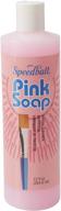🧼 12-ounce pink soap brush cleaner and conditioner (00132-66) logo
